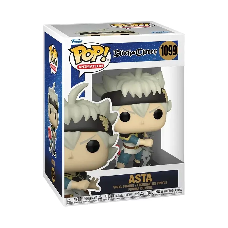 Фігурка Фанко Поп Чорний Конюшина Аста Funko Pop Black Clover Asta 10 см BC A 1099 - фото 3