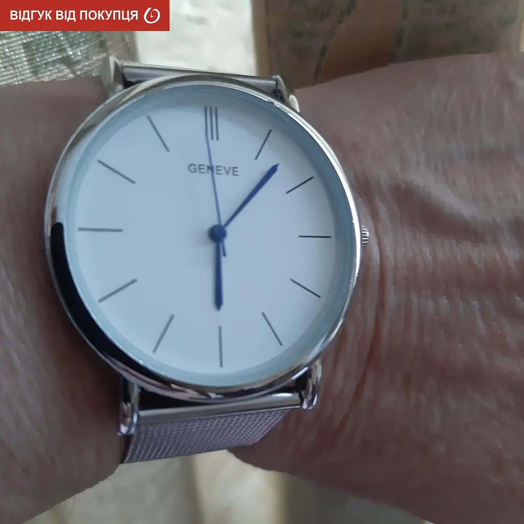 Часы Geneva Steel Silver - фото 15