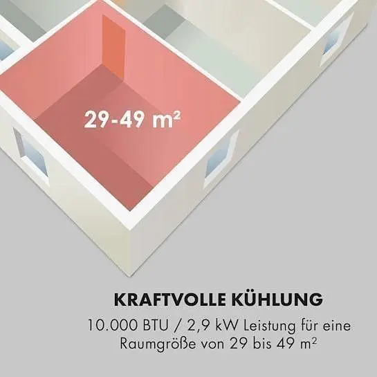 Кондиционер мобильный Klarstein New Breeze ECO (10032511) - фото 2