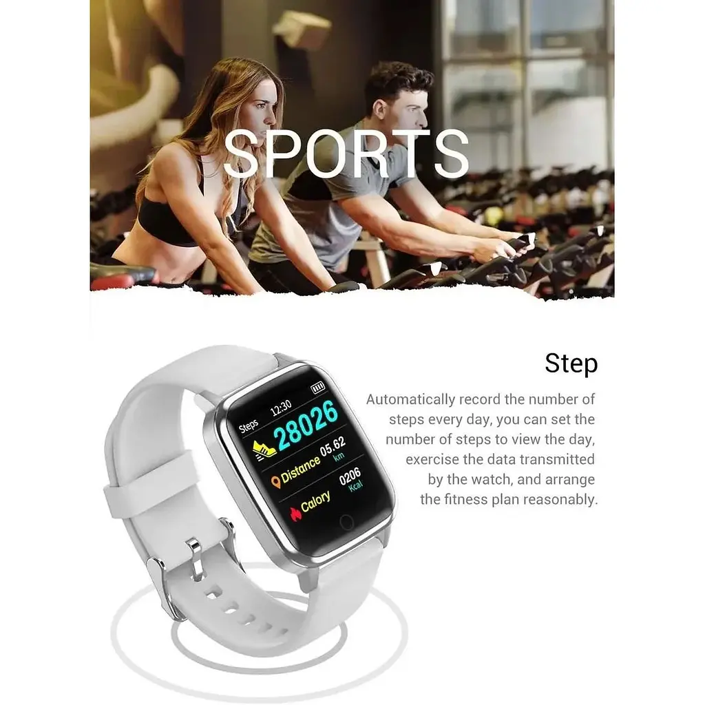 Смарт-годинник Pads R1 SmartWatch 1.3-дюймовий IPS-екран IP67 водонепроникний монітор серцевого ритму - фото 9