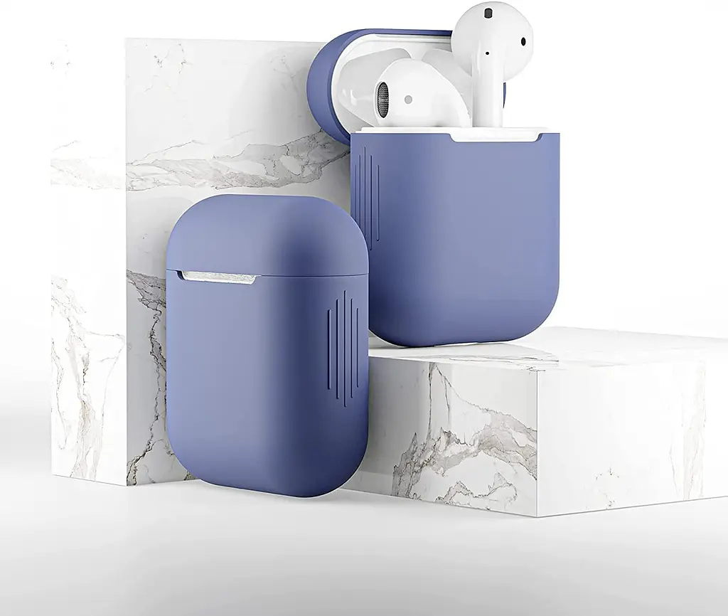 Чехол Apple для AirPods 2 New Silicone Case [Blue Horizon] [41357] - фото 3