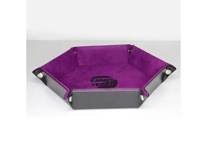 Настільна гра Games 7 Days Лоток для кубиків Hexagon dice tray - Light purple (g7dhexdt04) - фото 5