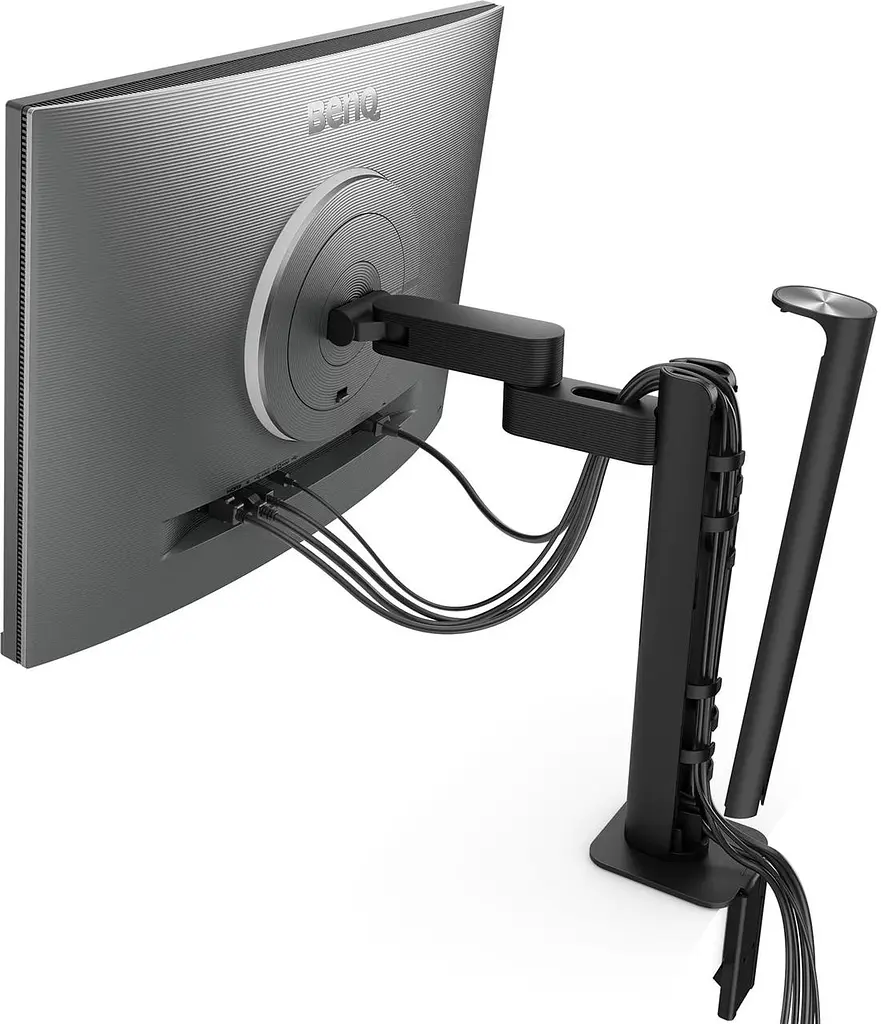 Монітор TFT 28.2 BenQ RD280UA, IPS, 3840x2560, 3:2, USB-C, HDMI, DP, HAS, ерго стійка, кільк., металік-сірий - фото 7