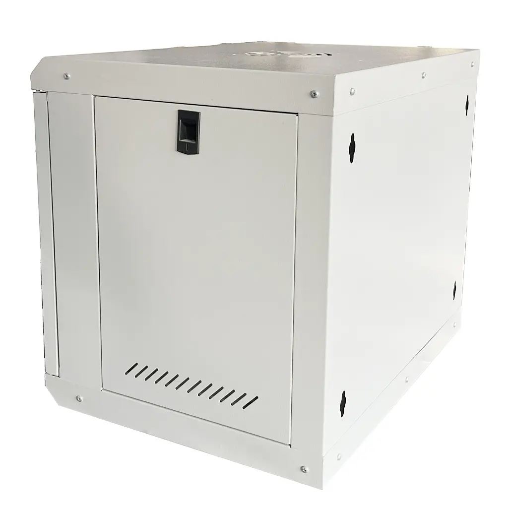 Шафа настінна GEAR 9U 19" 600x600x450 мм, + полиця 19", grey (GWMSN-9U-600-600G) - фото 4