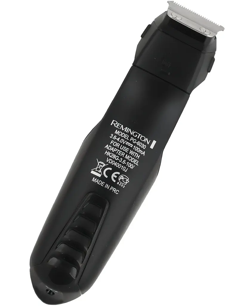 Remington Набір для стрижки, для бороди Edge all in one kit, вусів, голови, носа і тіла, акум., насадок-10, титан.напил., чорний - фото 4