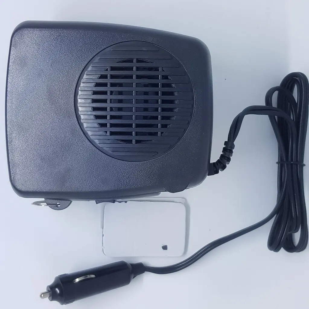 Авто обігрівач салону пічка дуйка Фен від прикурювача 12В 150W Car Fann 703 чорний - фото 8
