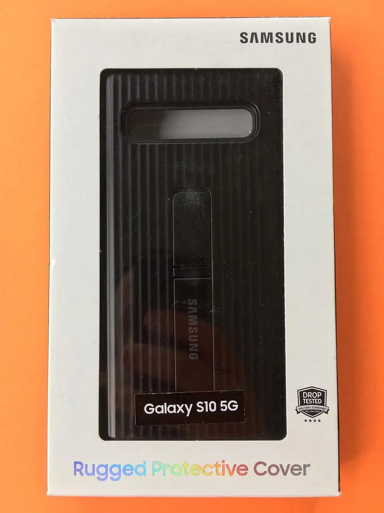 Чохол оригінальний із підставкою Official Protective Rugged Standing Cover G977 EF-RG977CBEGRU для Samsung Galaxy S10 5G (6.7") - фото 7