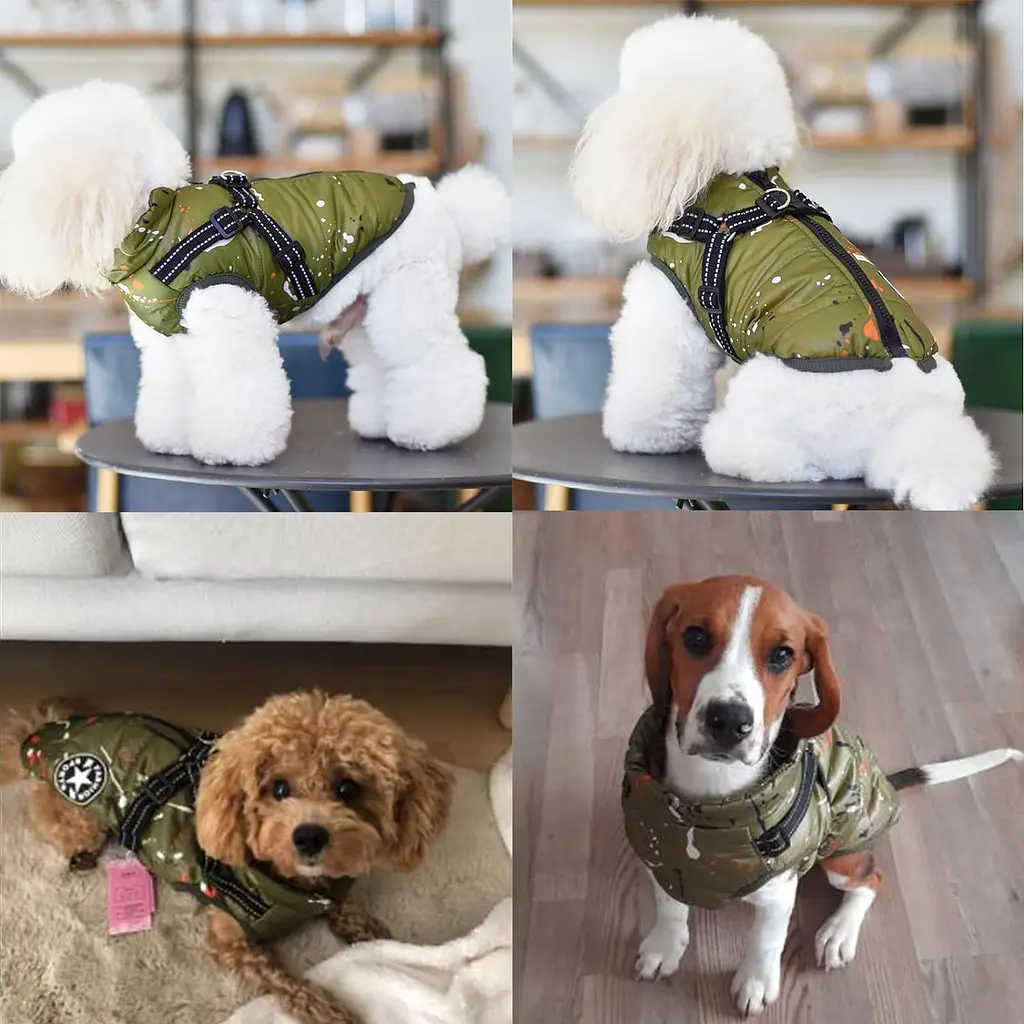 Зимова куртка для собак Derby Fashion Sports D76 Army Green - фото 6