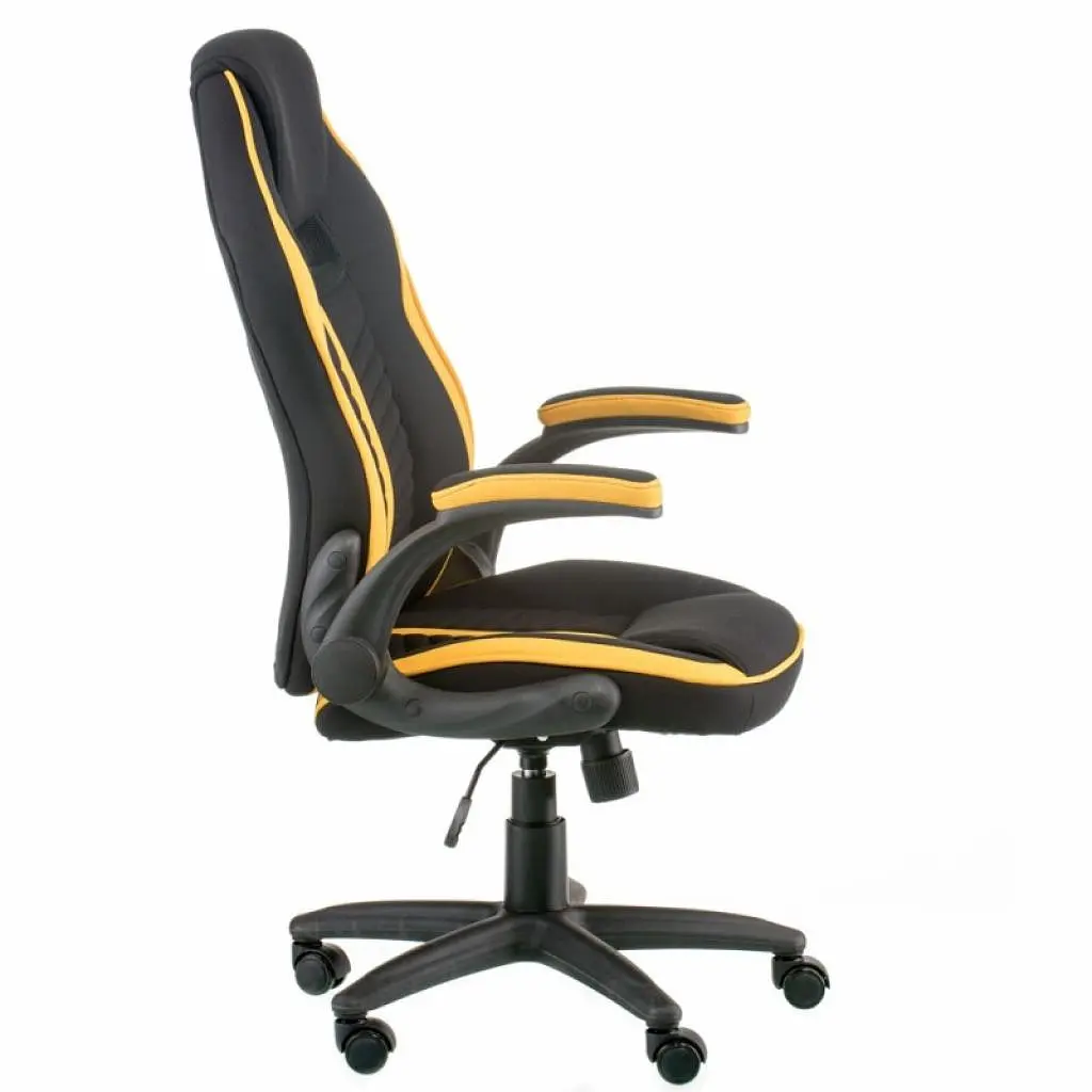 Ігрове крісло Special4You Prime black/yellow (000003638) - фото 4