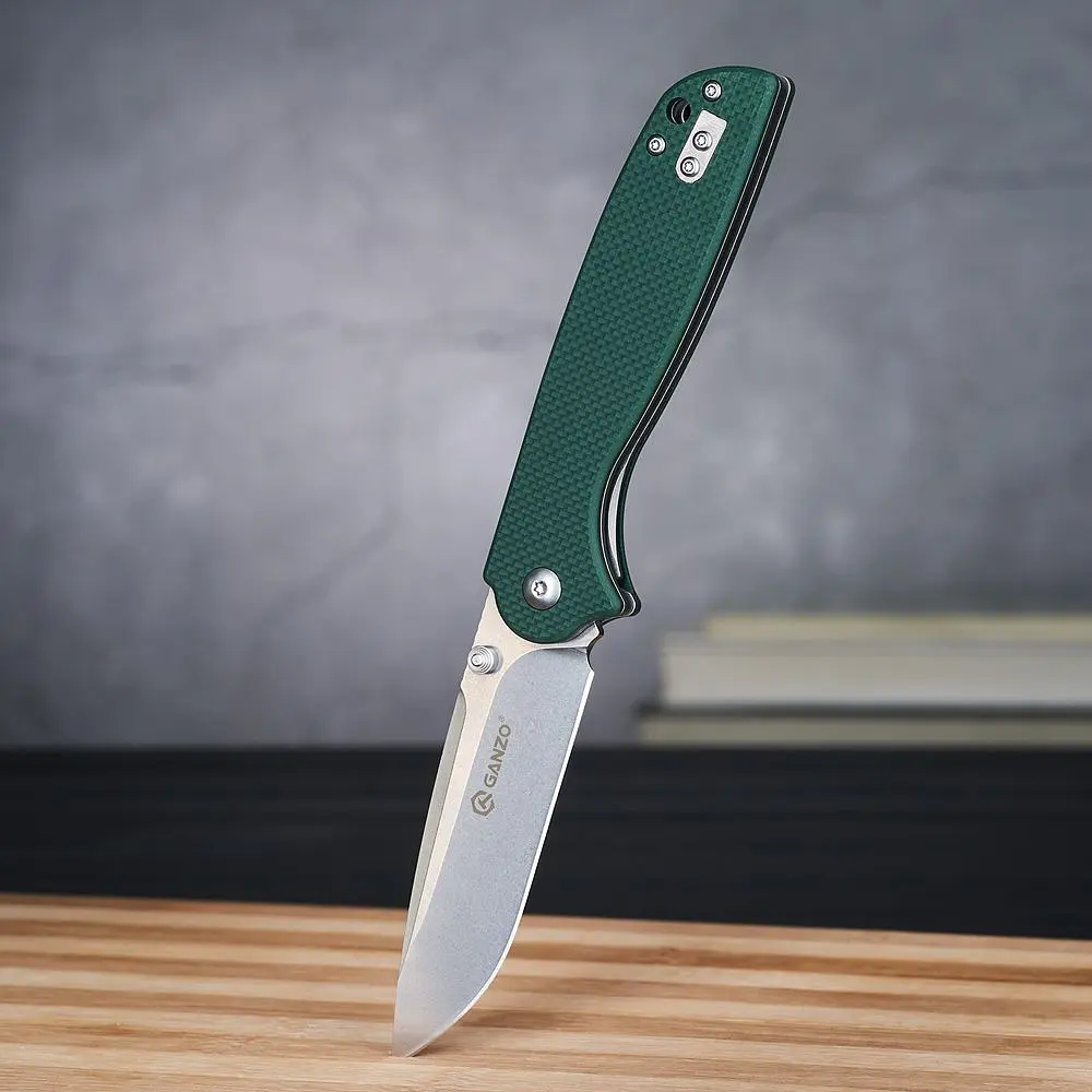 Ніж складаний Ganzo G6803 зелений - фото 6