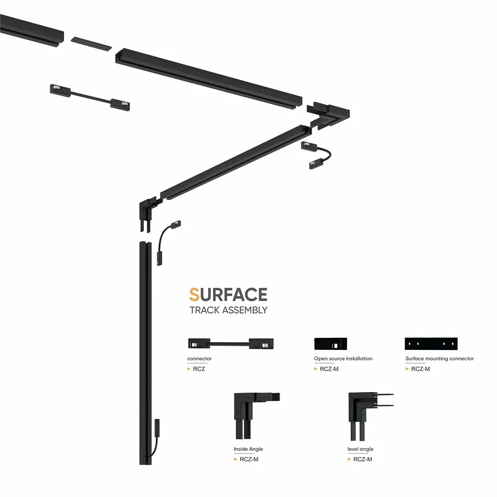 Магнитная шина Skarlat RCZ-M24V 2M BK - фото 3