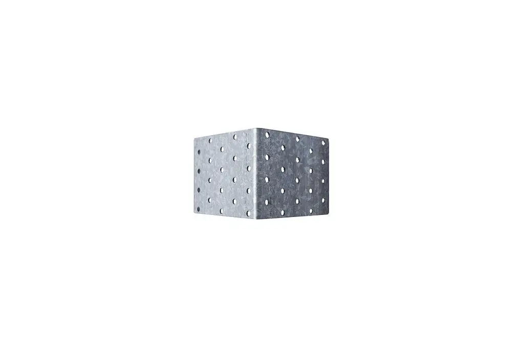 Уголок мебельный перфорированный равносторонний Apro 100 x 100 x 80 x 2 мм (в упаковке 5 шт.) - фото 3