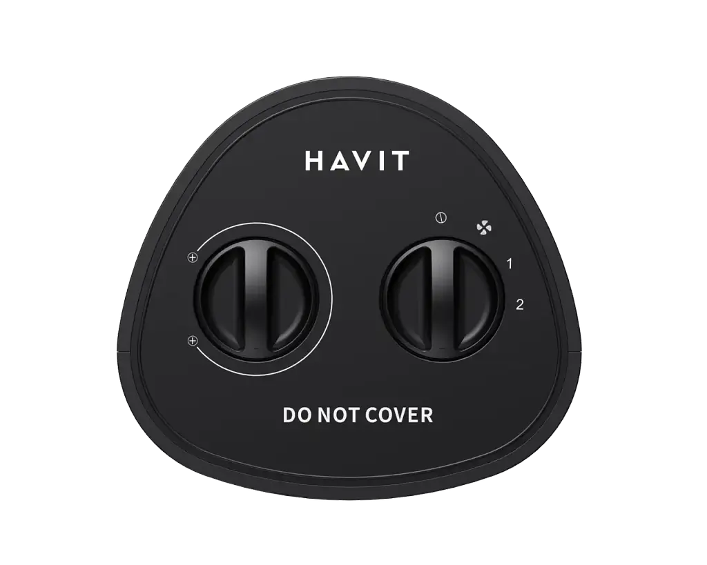 Тепловентилятор HAVIT HT1227 1500W (захист від перекидання й перегрівання) - фото 2