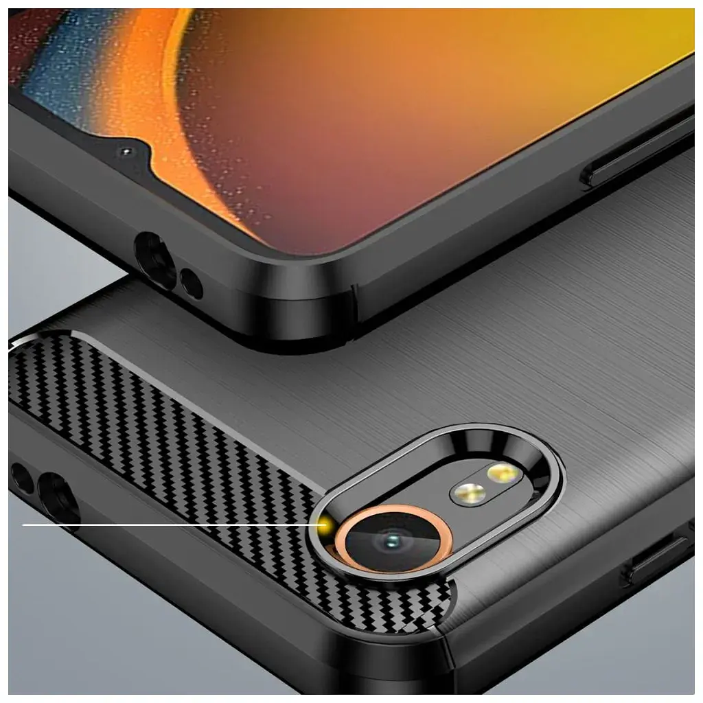 Чохол до мобільного телефона BeCover Carbon Series Samsung Galaxy Xcover7 Black (711892) - фото 3