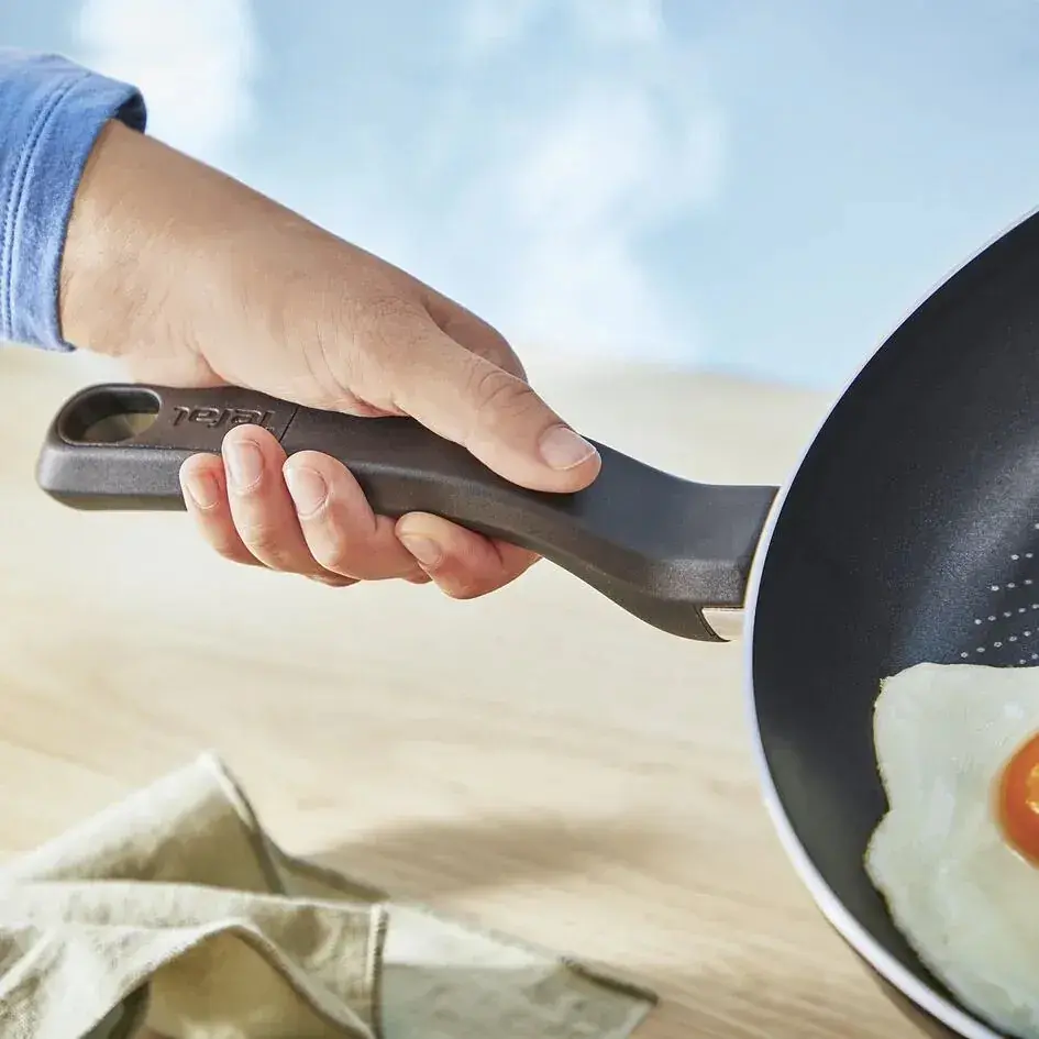 Сковорода Tefal з кришкою So' Light 24см алюміній бакеліт скло чорний kuh0014407 - фото 9