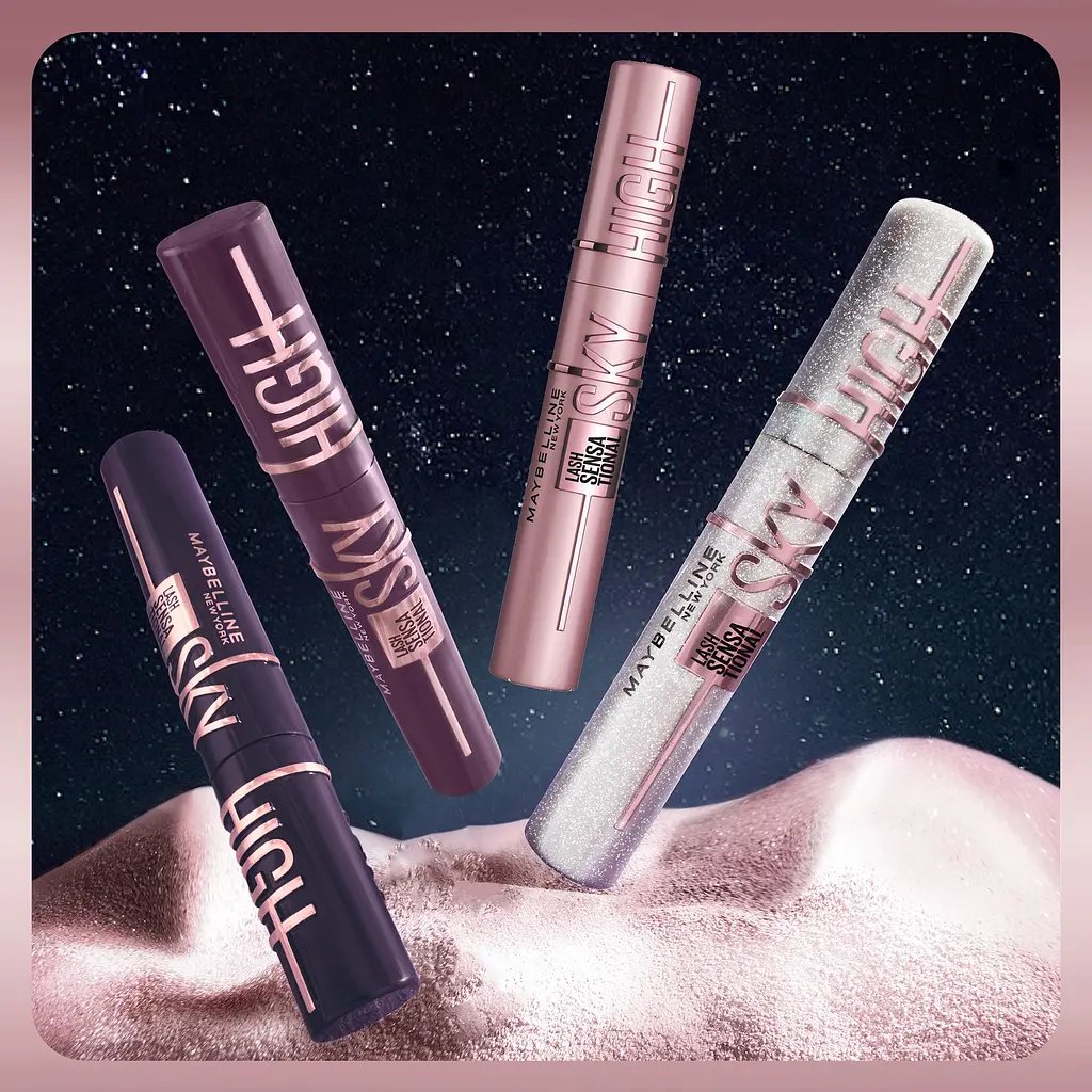 Туш-топер для вій Maybelline New York Lash Sensational Sky High Space Diamond глітерна 7.5 мл (B3534000) - фото 8