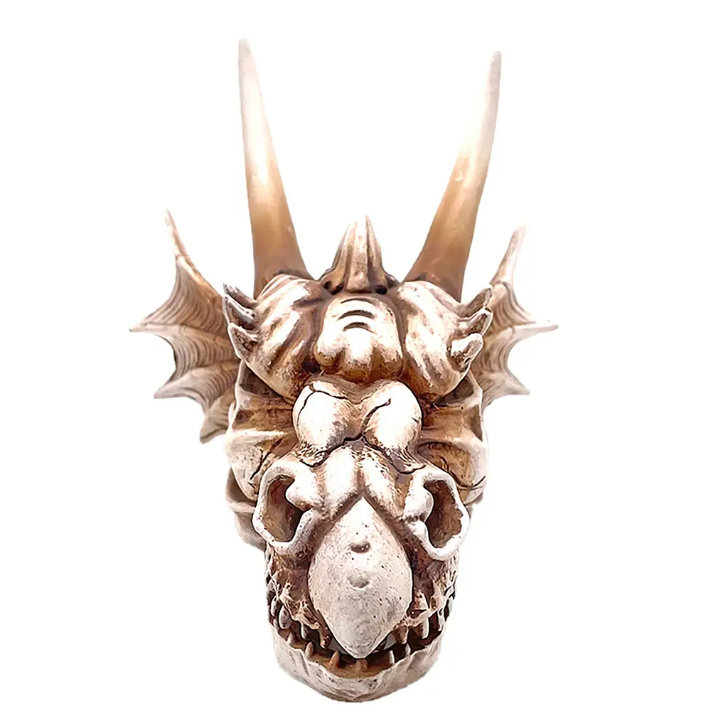 Декорація череп дракона Hobby Dragon Skull M 19,5×14,5×13,5 см для акваріума і тераріума (32075) - фото 3