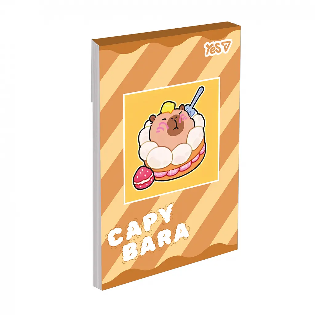 Блокнот Yes Capy Bakery А7 48 аркушів клітинка 1 шт. в асортименті (152579) - фото 2