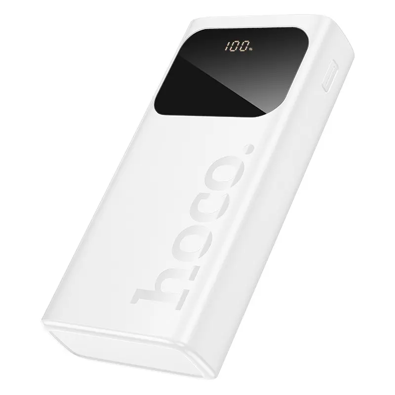 Зовнішній аккумулятор HOCO J144A Hymn power bank(30000mAh) білий