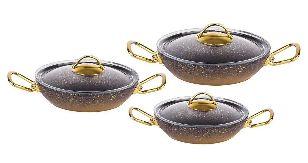 Набір посуду (омлетниці) O.M.S. Collection 3032 Gold - фото 6