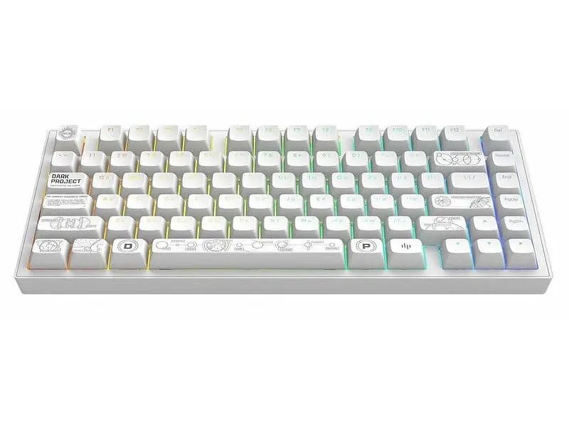 Клавіатура Dark Project ALU81 Terra Nova ENG/UA White (DPKB_NOVA_81_ANSI_WHITE_UA) - фото 2