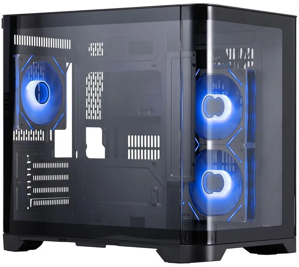 Корпус 1stPlayer UV5-BK-2FC7R-1FC7 Black без БП (UV5-BK-2FC7R-1FC7) - фото 7