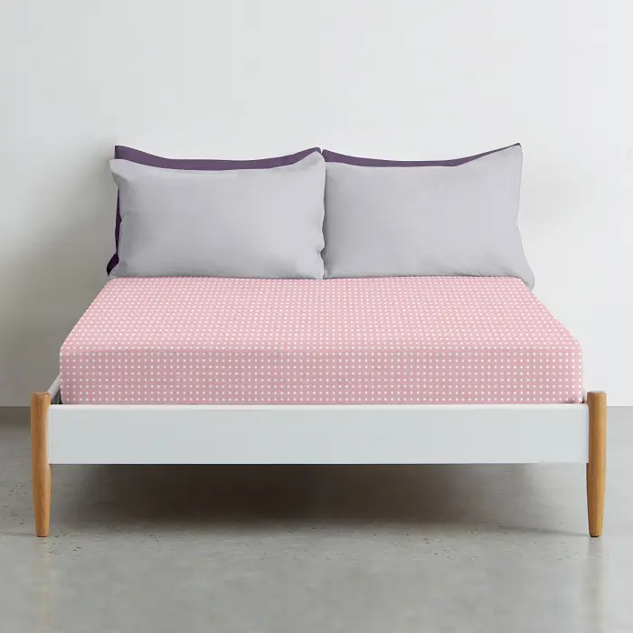 Дитяче простирадло Cosas Rose Dots CS1 110х160 рожеве (DropRose_110x160) - фото 3
