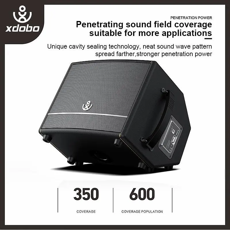 Портативна акустика Xdobo BMTL Artist 300W з пультом бездротова - фото 2