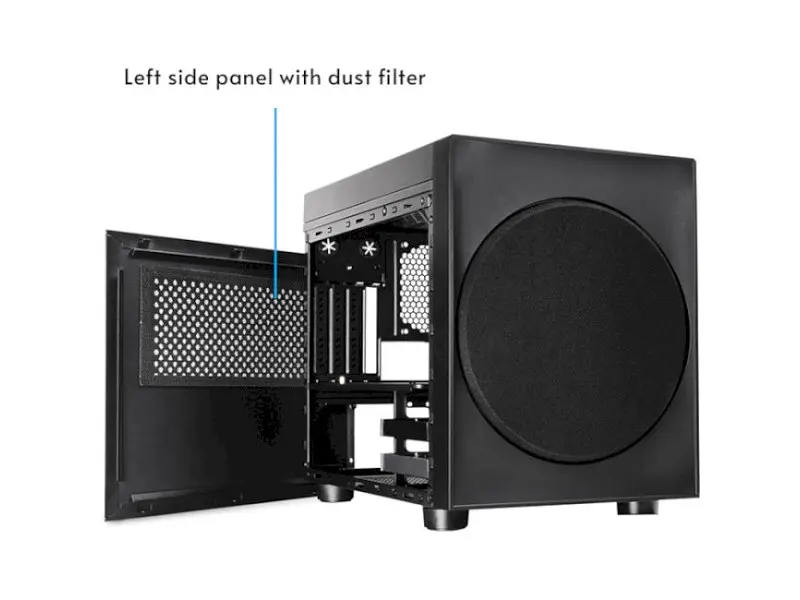 Корпус Chieftec The Cube Black (CI-03B-OP) - фото 12