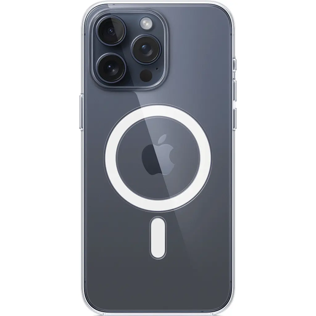 Чохол Clear Case with MagSafe для Apple iPhone 15 Pro Max Transparent AA [92693] - фото 2
