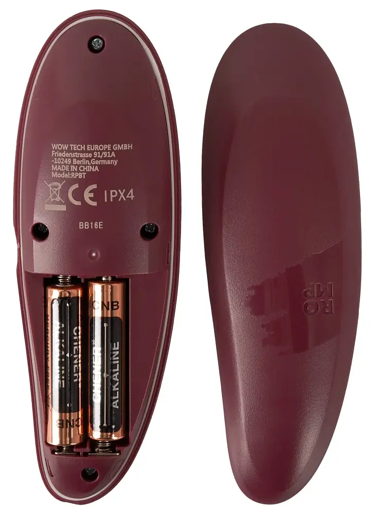 Вакуумний стимулятор клітора Magic Shiver Switch бордовий - фото 5