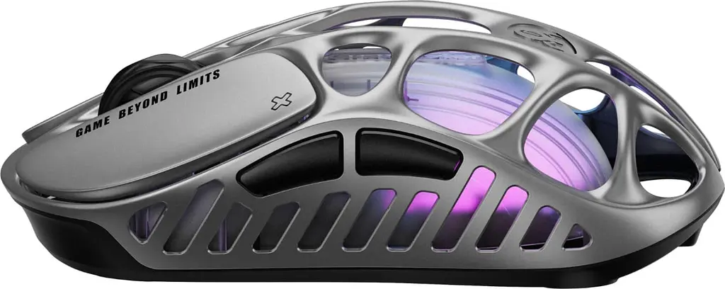 Мышь GravaStar Mercury X Pro 8K RGB Itnerstellar Silver (GSXPRO_GRY) - фото 6