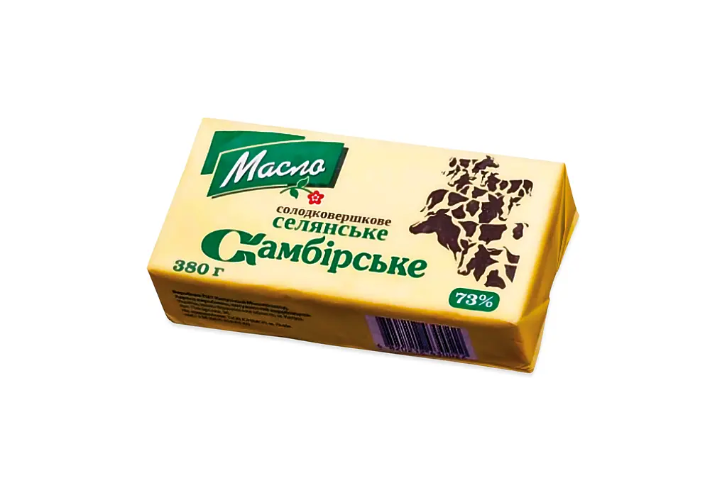Масло "Селянское" 73% "Самборское", 380 г