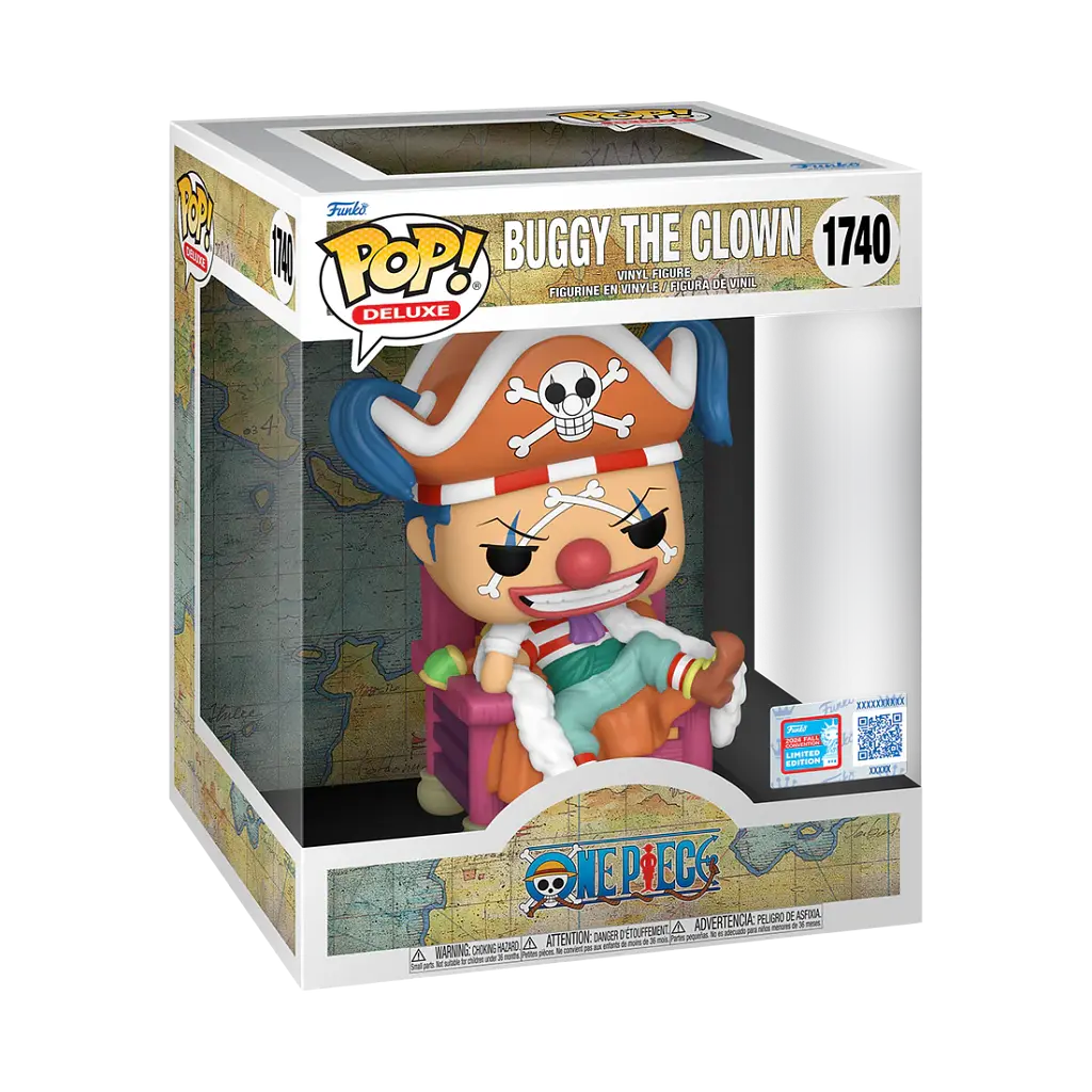 Фігурка Funko Pop Ван Піс Баггі Клоун One Piece Buggy The Clown 15 см Deluxe Exclusive DE BC 1740 - фото 3