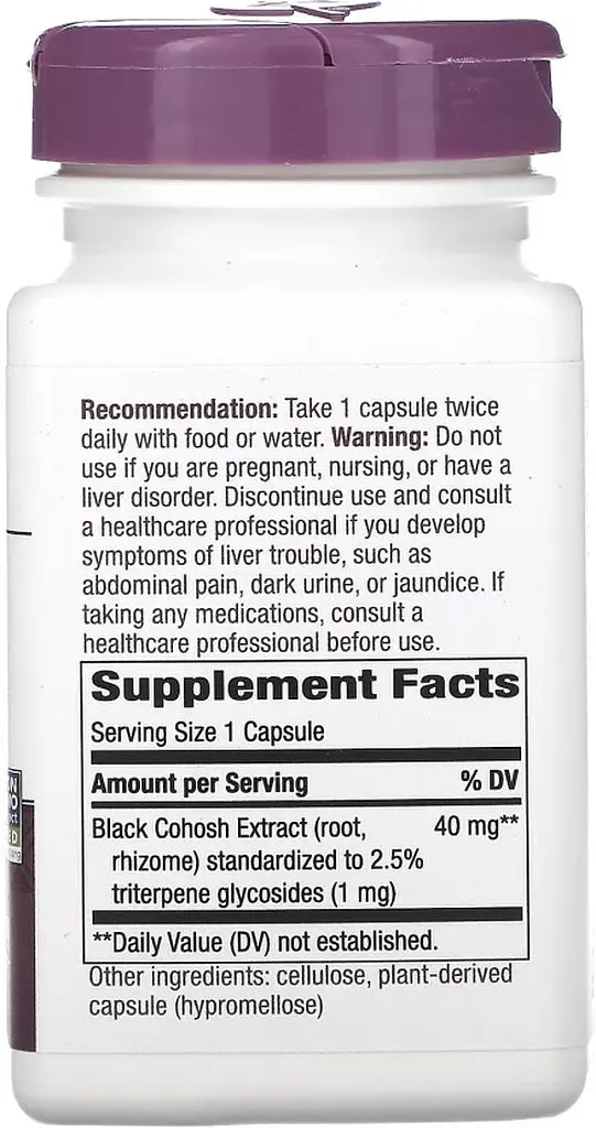 Натуральна добавка Nature's Way Black Cohosh 40 mg, 120 вегакапсул - фото 2