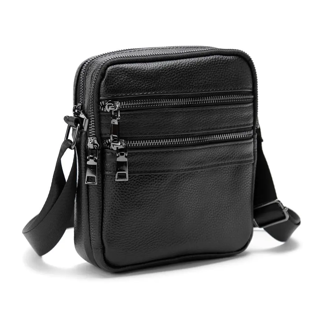 Чоловіча шкіряна сумка через плече Tiding Bag M56-3646A - фото 7