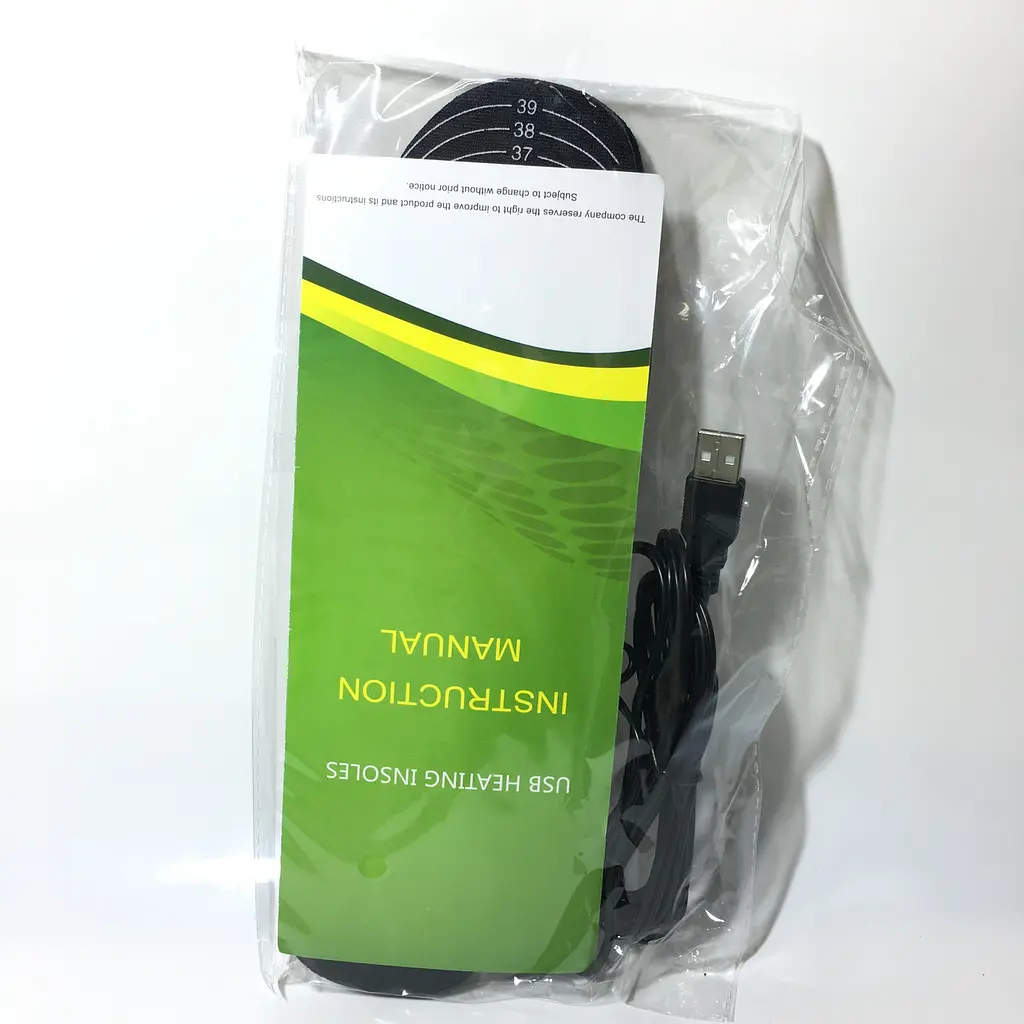 Стельки с подогревом от USB универсальные размер 35-40 - фото 4