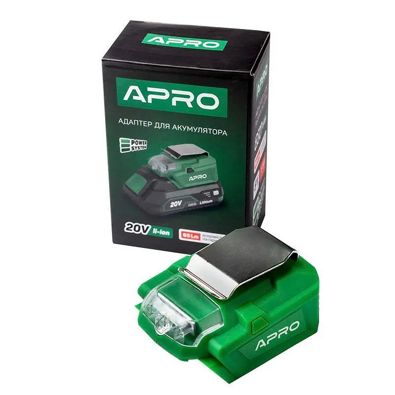 Адаптер для акумуляторної батареї Apro BA-20 30412 - фото 4