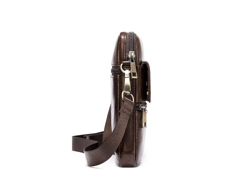 Чоловіча шкіряна сумка Vintage 19х15х2,5 см sum0012813 - фото 2