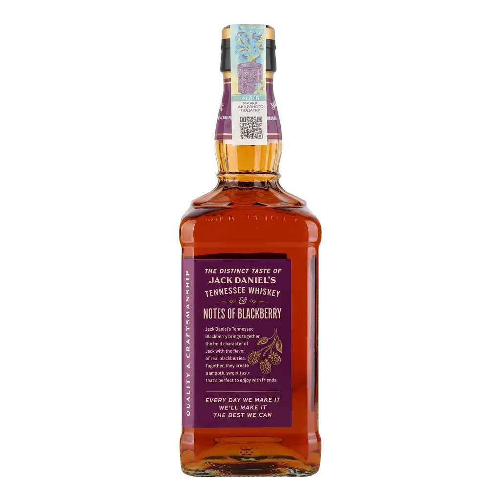 Напиток на основе виски Jack Daniel's Blackberry 35% 0.7 л - фото 3