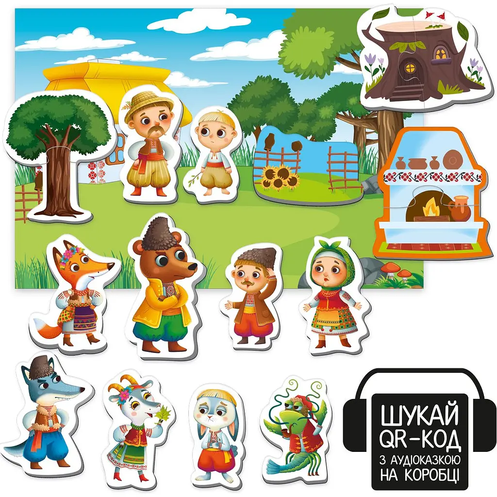 Магнитный театр Vladi Toys Сказочные голоса Коза-дереза ​​с аудиосказкой (VT3206-35) - фото 2