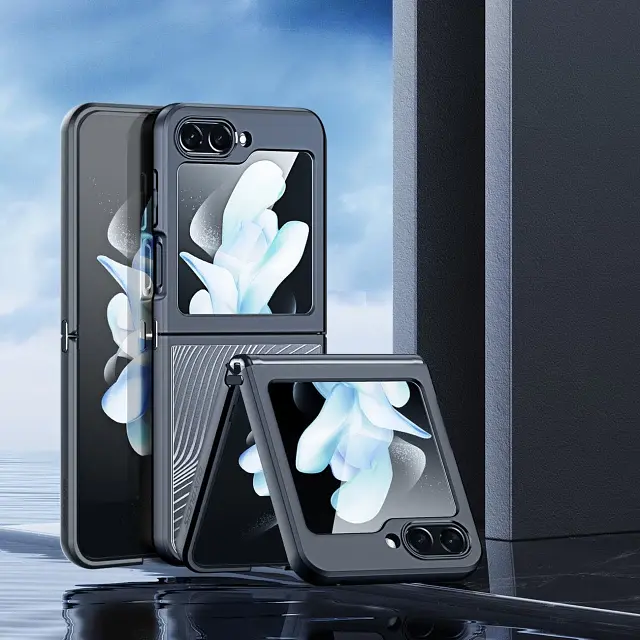 Чохол для смартфона DUX DUCIS Aimo for Samsung Flip 5 Black - фото 3