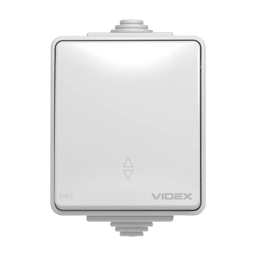 Перемикач Videx BINERA IP65 зовнішній 1кл прохідний (BINERA IP65 наружный 1кл проходной) - фото 2