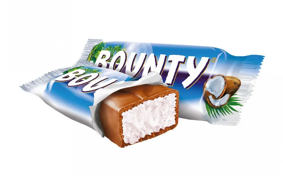 Цукерки Bounty minis Баунті міні з кокосом 500г. - фото 2