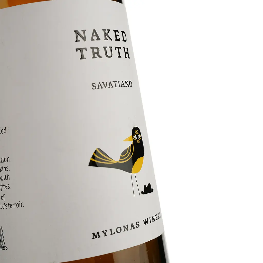 Вино Mylonas Naked Truth Savatiano PGI Attiki біле сухе 0.75 л - фото 3