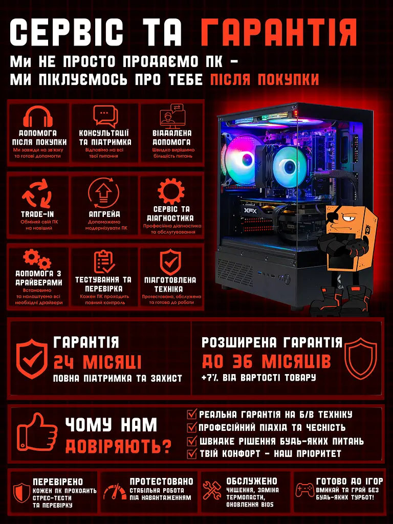 Ігровий ПК Tera Entry ARGB (RX 470 / Core i5 / RAM 16GB / SSD 256GB) - фото 8