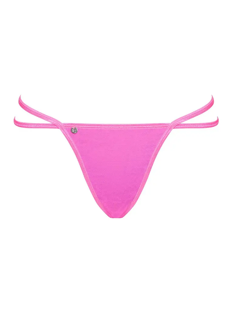 Трусики Obsessive Lolitte Chainty L/XL рожевий - фото 7