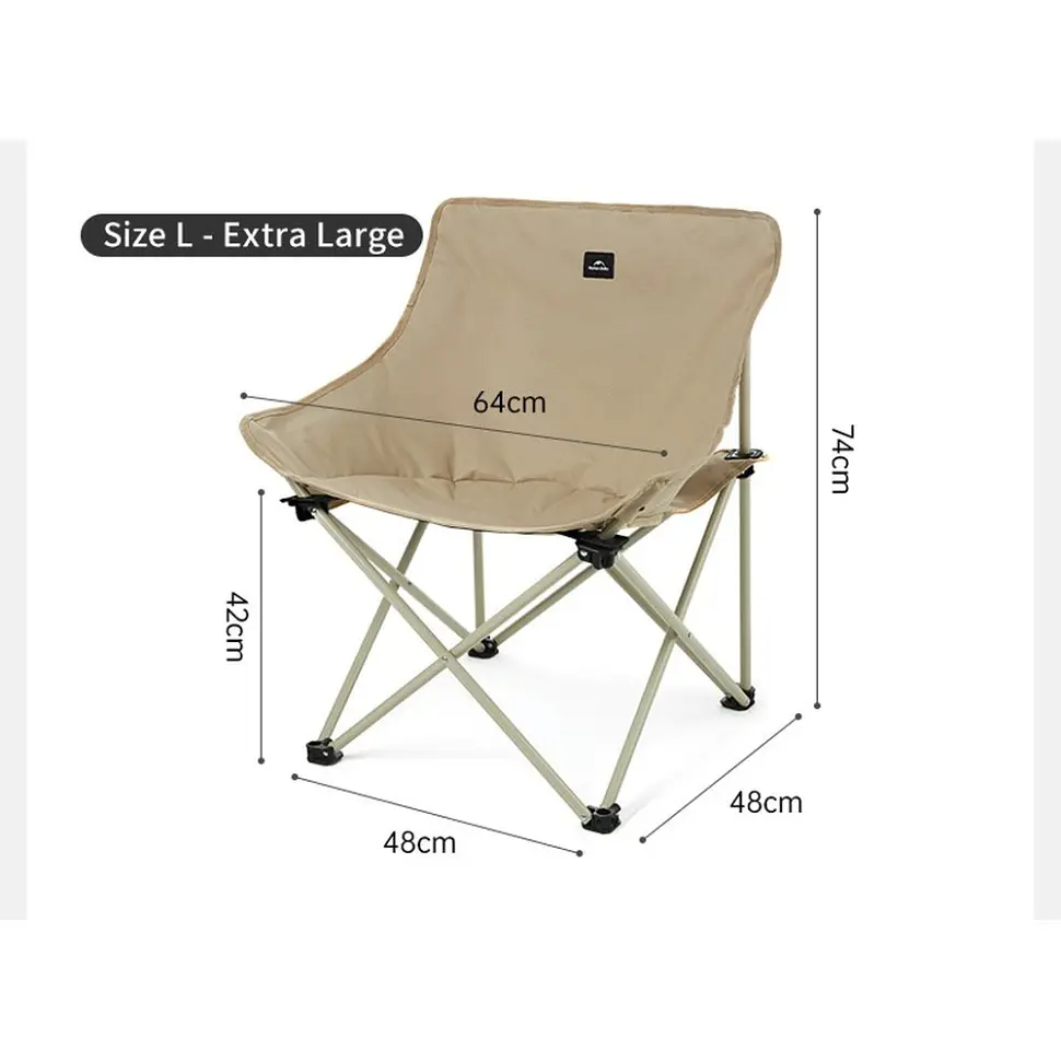 Стілець складаний Naturehike Stellaluna T01 CNH23JU13002 бежевий - фото 2