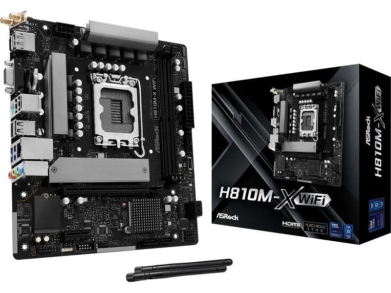 Материнская плата ASRock H810M-X WiFi - фото 2