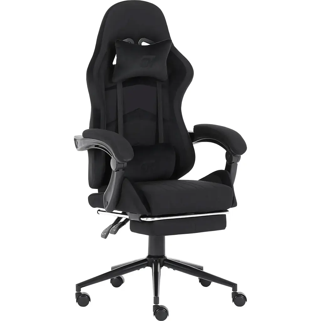 Геймерське крісло GT Racer X-2324 Fabric Black Suede [120755] - фото 2